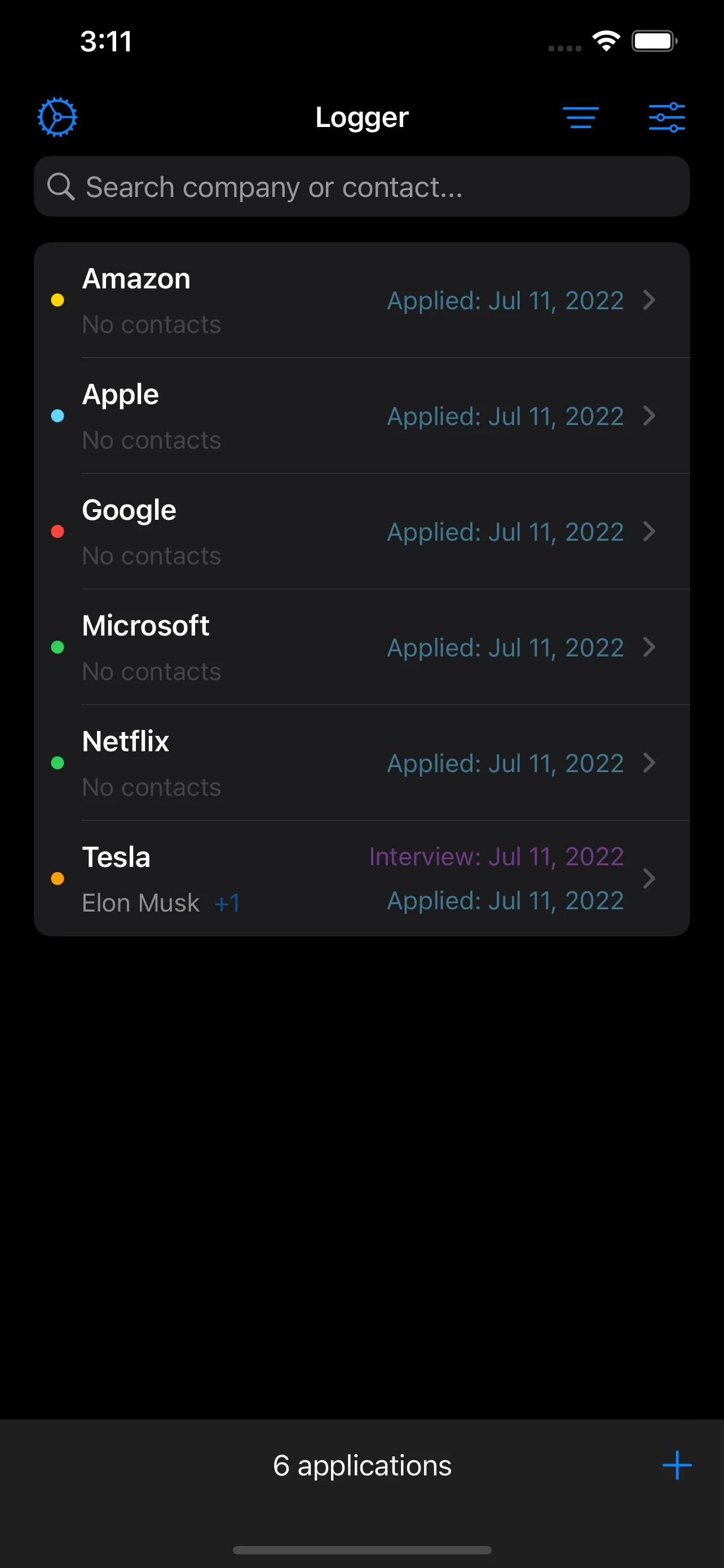Logger screenshot